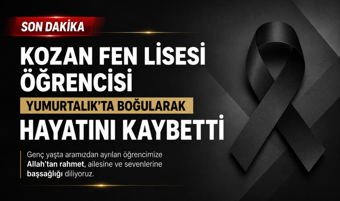 Kozan Fen Lisesi Öğrencisi Kerem Can Kekeç’ten Acı Haber