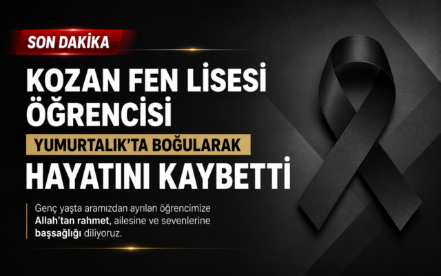 Kozan Fen Lisesi Öğrencisi Kerem Can Kekeç’ten Acı Haber